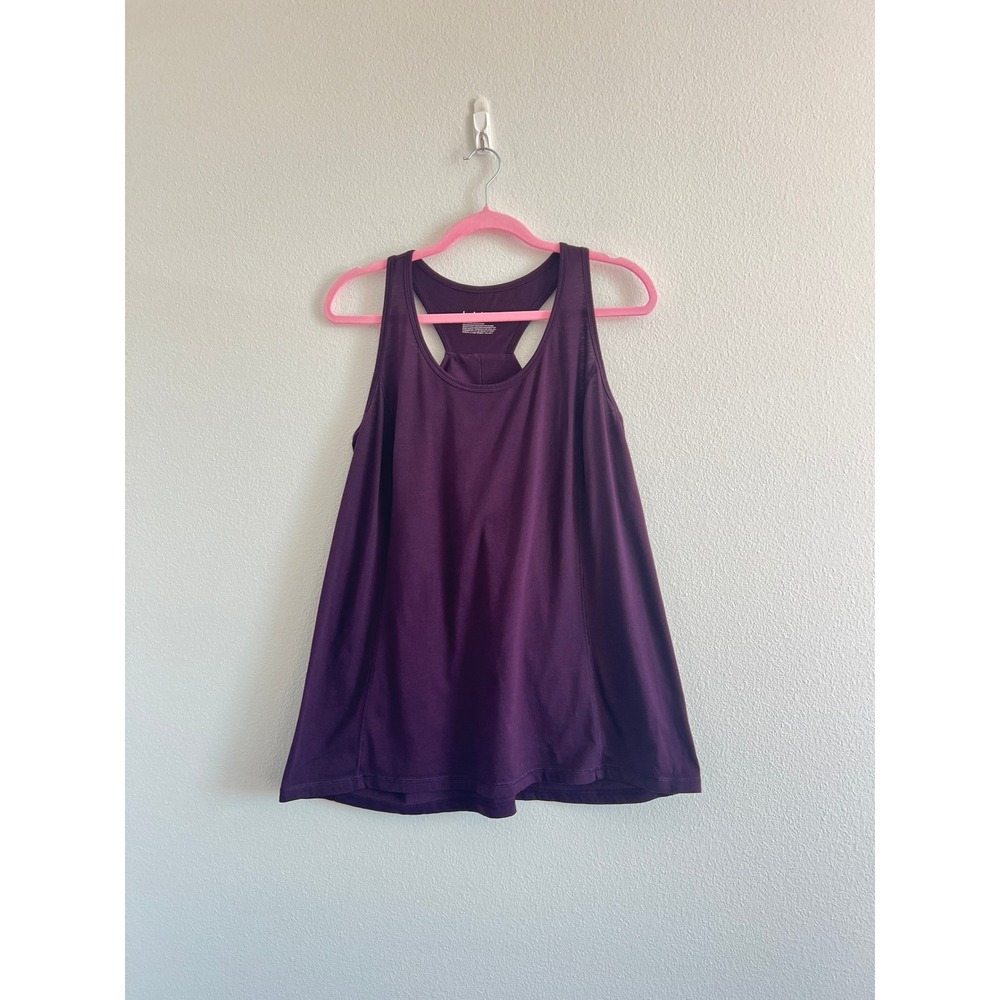Livi Purple Racerback Tank Top 14/16 Clean Girl Pilates Off-Duty Model Effortles